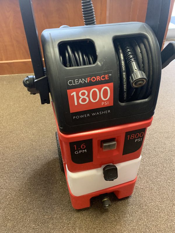Clean Force 1800 PSI Electric Power Washer HD1800 for Sale in Watertown, CT OfferUp