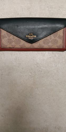 COACH Leather Slim Envelope wallet