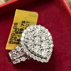 10k Diamond Ring 