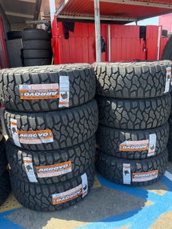 ☑️ 35*12.50r20 Arroyo set de  Tires nuevas con 60.000 millas de garantían