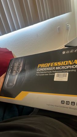 Pro condenser with microphone