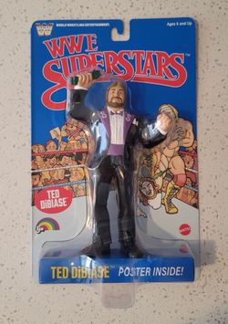 Mattel LJN WWE Superstars MILLION DOLLAR MAN TED DIBIASE Figure & Poster 2026
