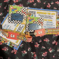 2 GA Wristbands Vans Warped Tour 2026