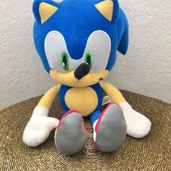 Sonic the Hedgehog Stuffed Toy Figure Toy Factory 12” Plush SEGA