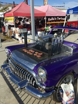 Classic Car BBQ Pit