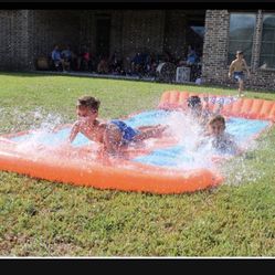 Bestway H2OGO! 18' Triple Water Slip N and Slide Kid's Pool Toys Outdoor SummerFirm $40