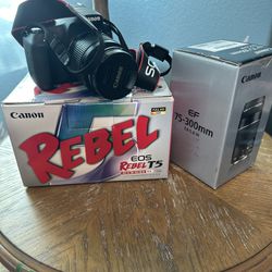 Canon Rebel T5 And Zoom Lens
