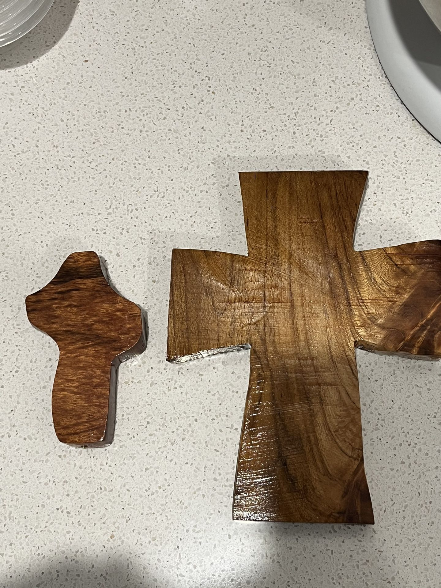 Medium Tiger Wood Cross