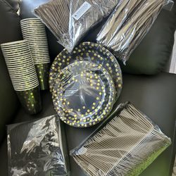 New Party 350 Pack Plates/cups Etc