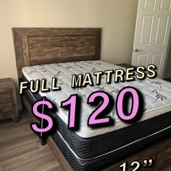 New Full Mattress Only $120
