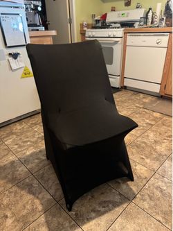 Black chair cover 49