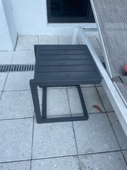 Table outdoors