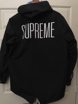 Supreme tape Seam fishtail parka