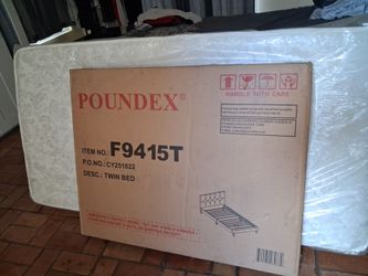 Brand new twin bed