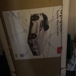 Toddler racing car bed