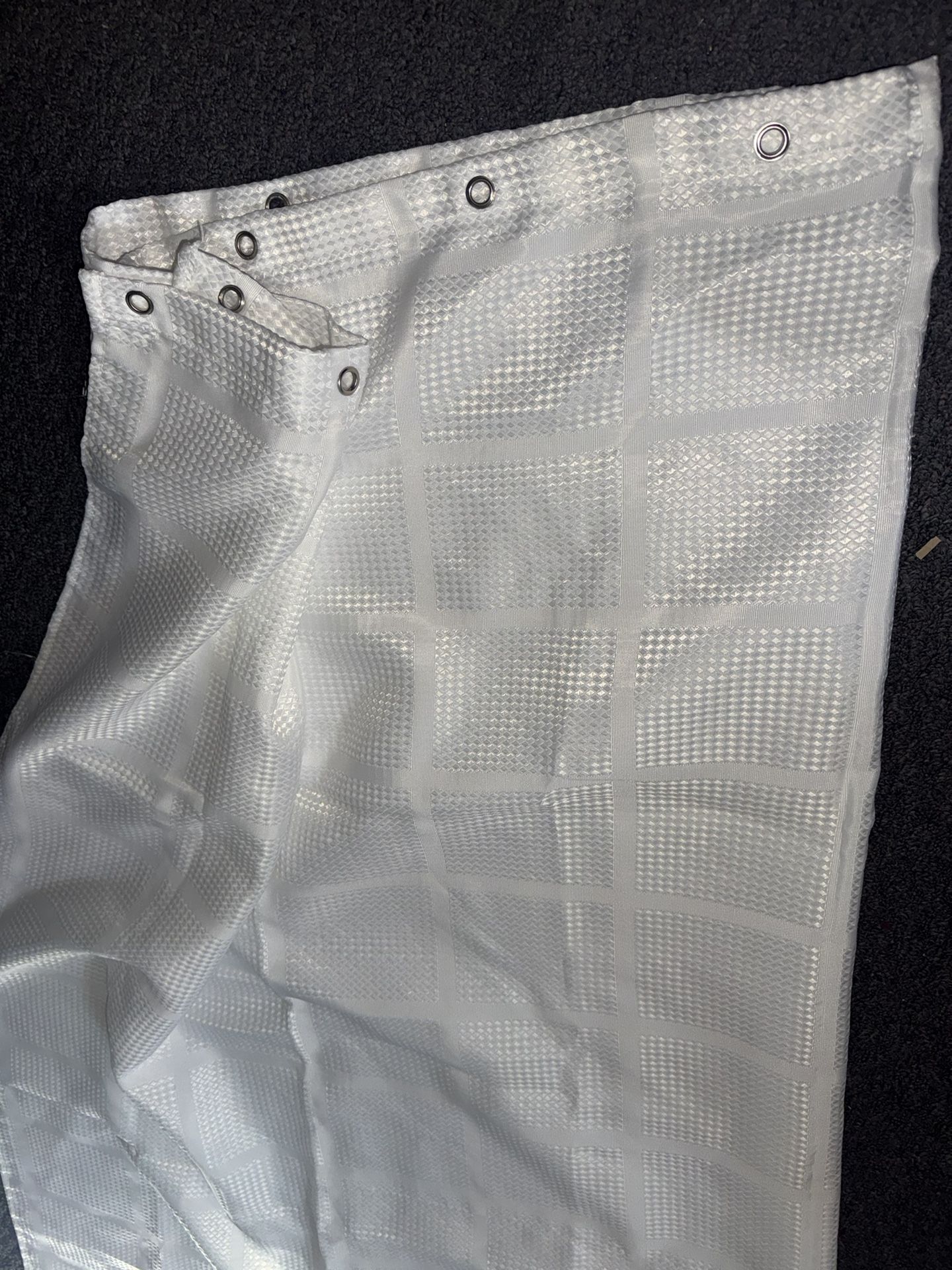 White Shower Curtain