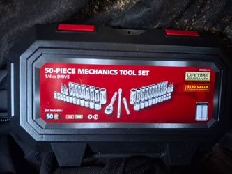 Husky ÷ 50 Piece MECHANICS TOOL SET. 1/4" DRIVE