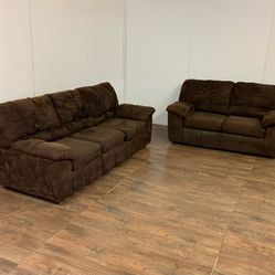 Couch And Loveseat Sofa Set Ashley *Free Delivery*