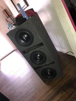 3 10 inch subwoofers