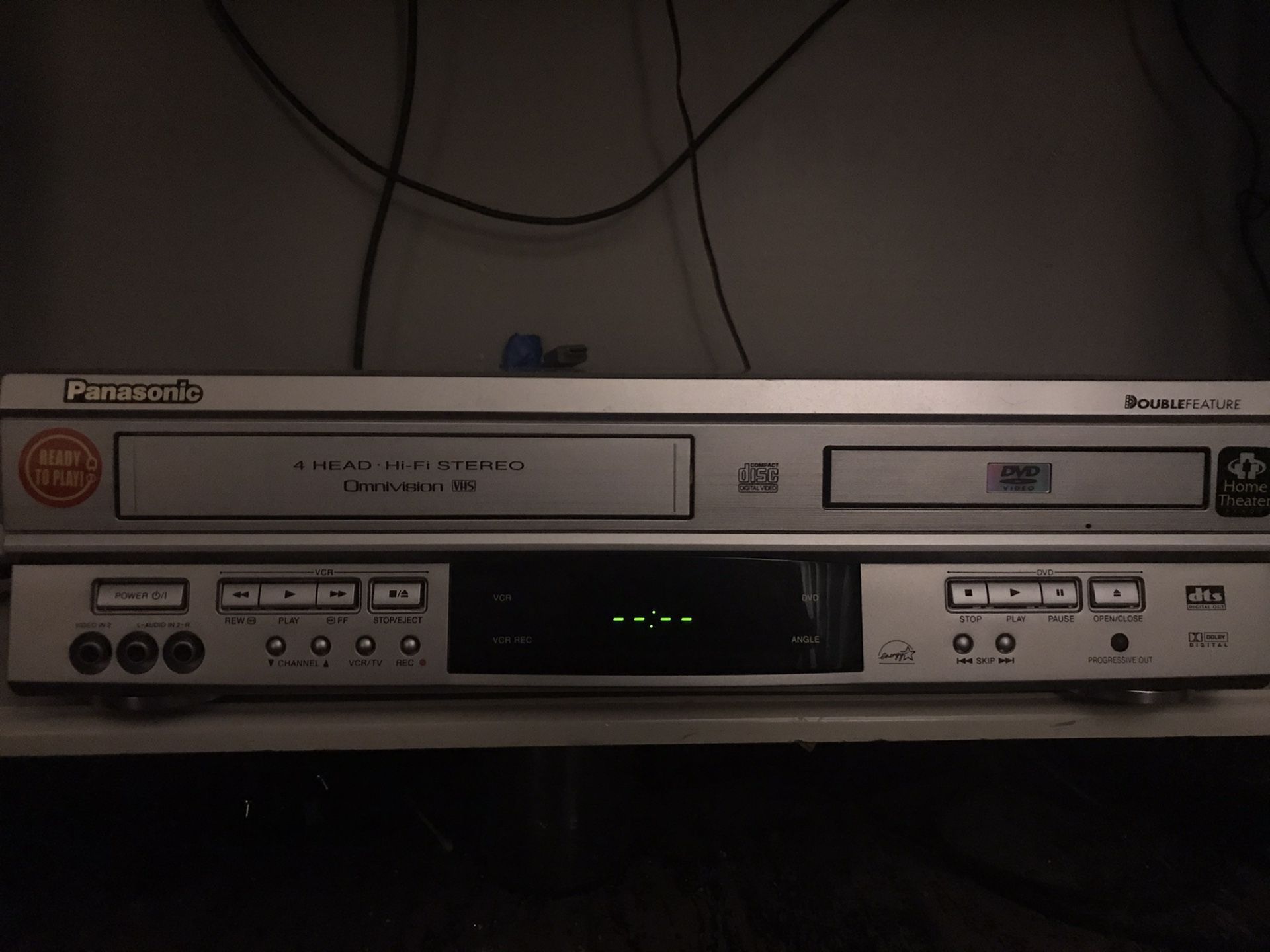 Panasonic VCR/DVD combo