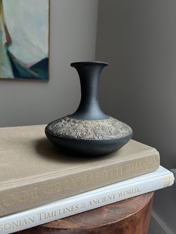 Vintage Ornate Brass Accent Vase ( H6" ) firm on price 