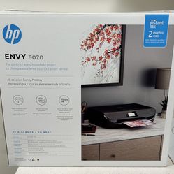 HP ENVY 5070 Wireless All-In-One Inkjet Printer - Black - Used