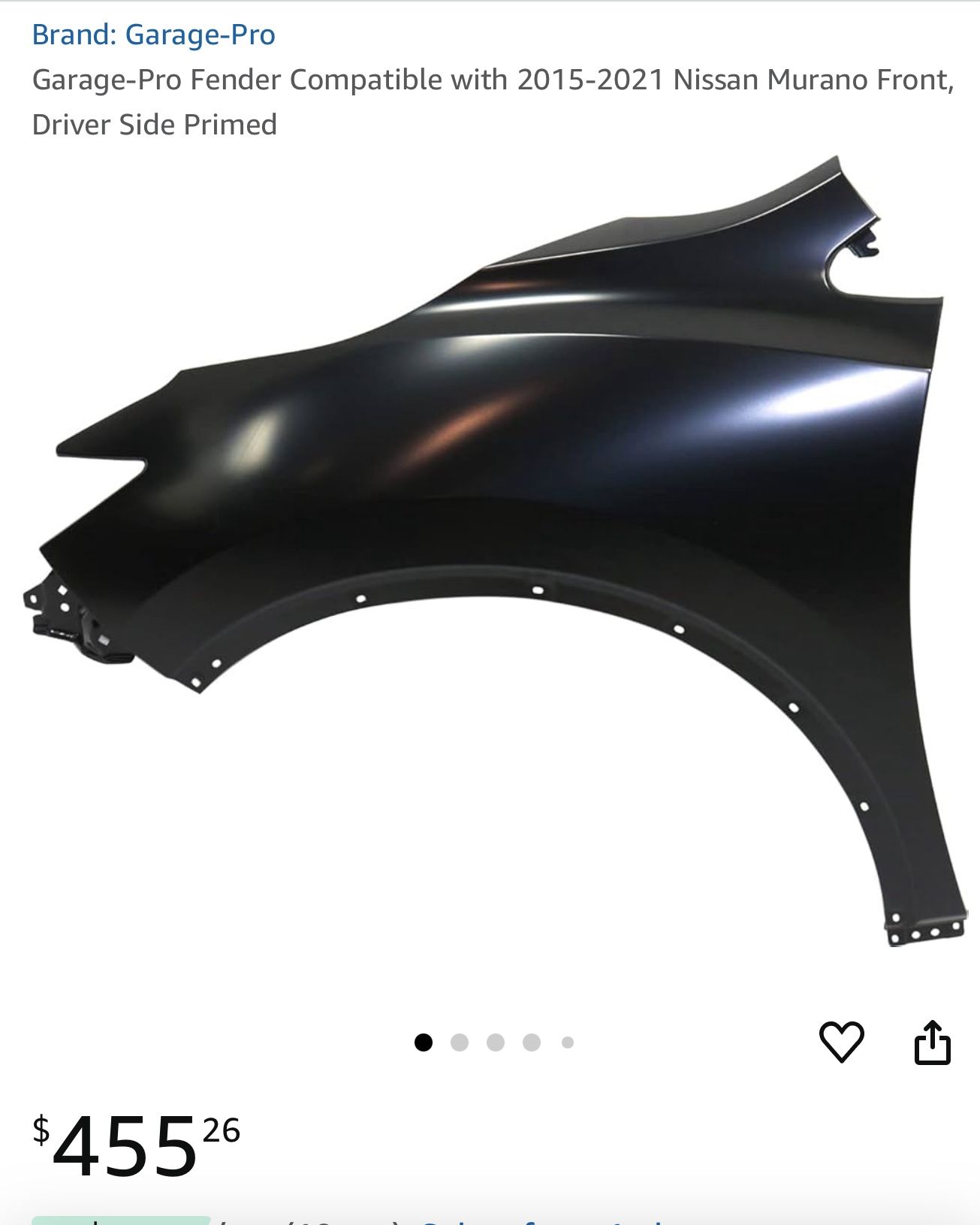 Fender nissan murano