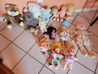 $5 all. Vintage dolls from 1980 's and 1990's