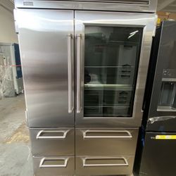 Sub-Zero Built In 48 inch With Glass Door 