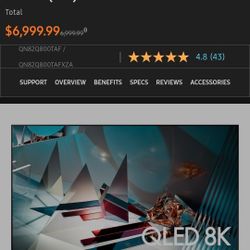 82" Class Q800T QLED 8K UHD HDR Smart TV (2020) 2x