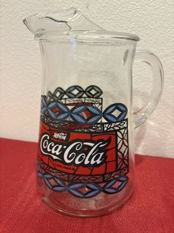 Coca Cola Classic Vintage collectors Glass Pitcher - Simi Valley 