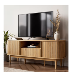 Fluted tv stand