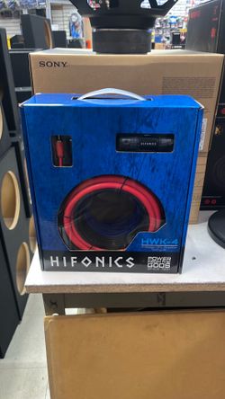 Hifonics 4 Gauge Full Copper Amplifier Installation Kit