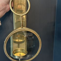 Candle Holder That Hang  (2) Brass 