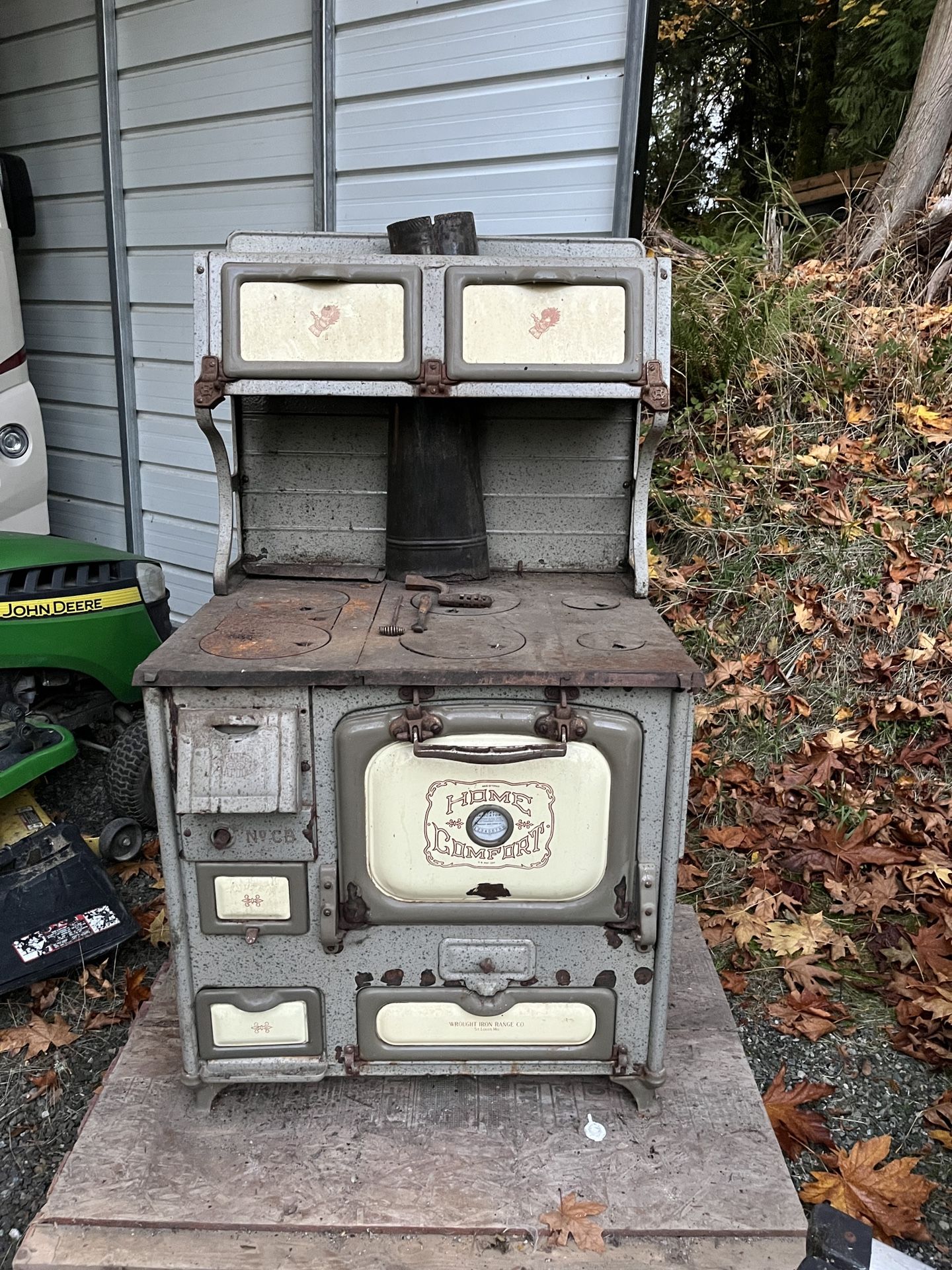Home Comfort Antique Wood Cooking Stove
