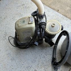 Intex Pool Pump And Sand Filter