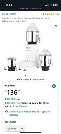 Preethi Eco Plus Preethi Company Mixer Grinder Preethi MG509
