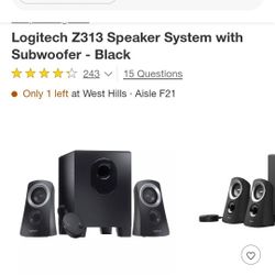 Wired Logitech Speakers 