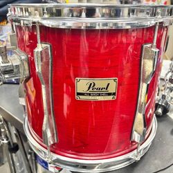 Pearl BLX 13" Birch Sequoia Red Rack Toms for Drum Set. 11x13 