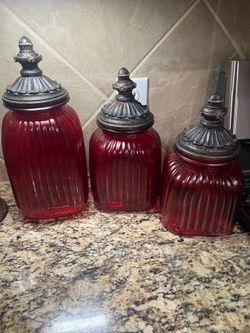 Red Canister Set