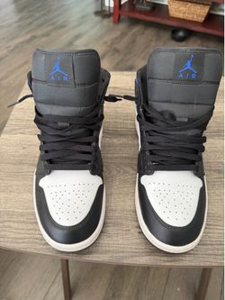 SIZE 9.5 Jordan Air Jordan 1 Mid White/Racer Blue/Black