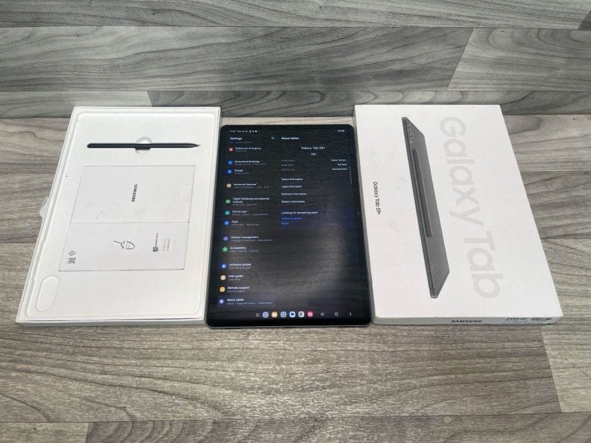 A1 Hawk - Samsung Galaxy Tab S9+ SM-X808U - 256GB - Wi-Fi - Gray - w/ Microsoft Stylus (A1D023467)