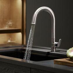 Kohler Sensate Touchless Kitchen Faucet with 15-1/2" Pull-Down Spout, DockNetik Magnetic Docking System