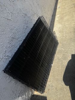 Large Black Wire Dog Crate