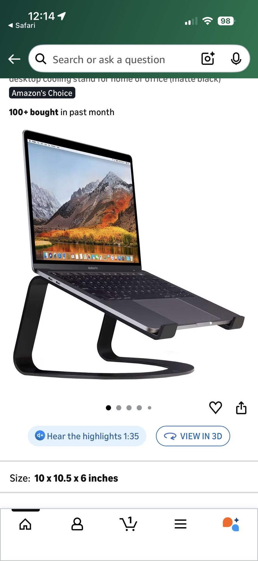 Laptop Stand - Twelve South