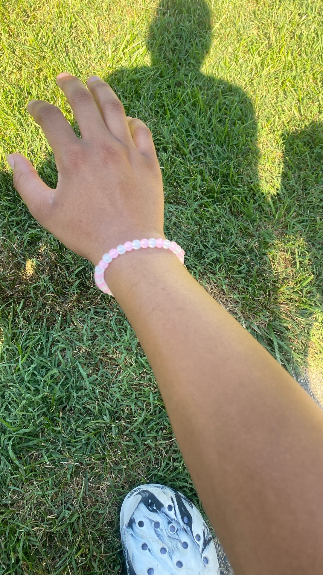 Pink Beaded Bracelet