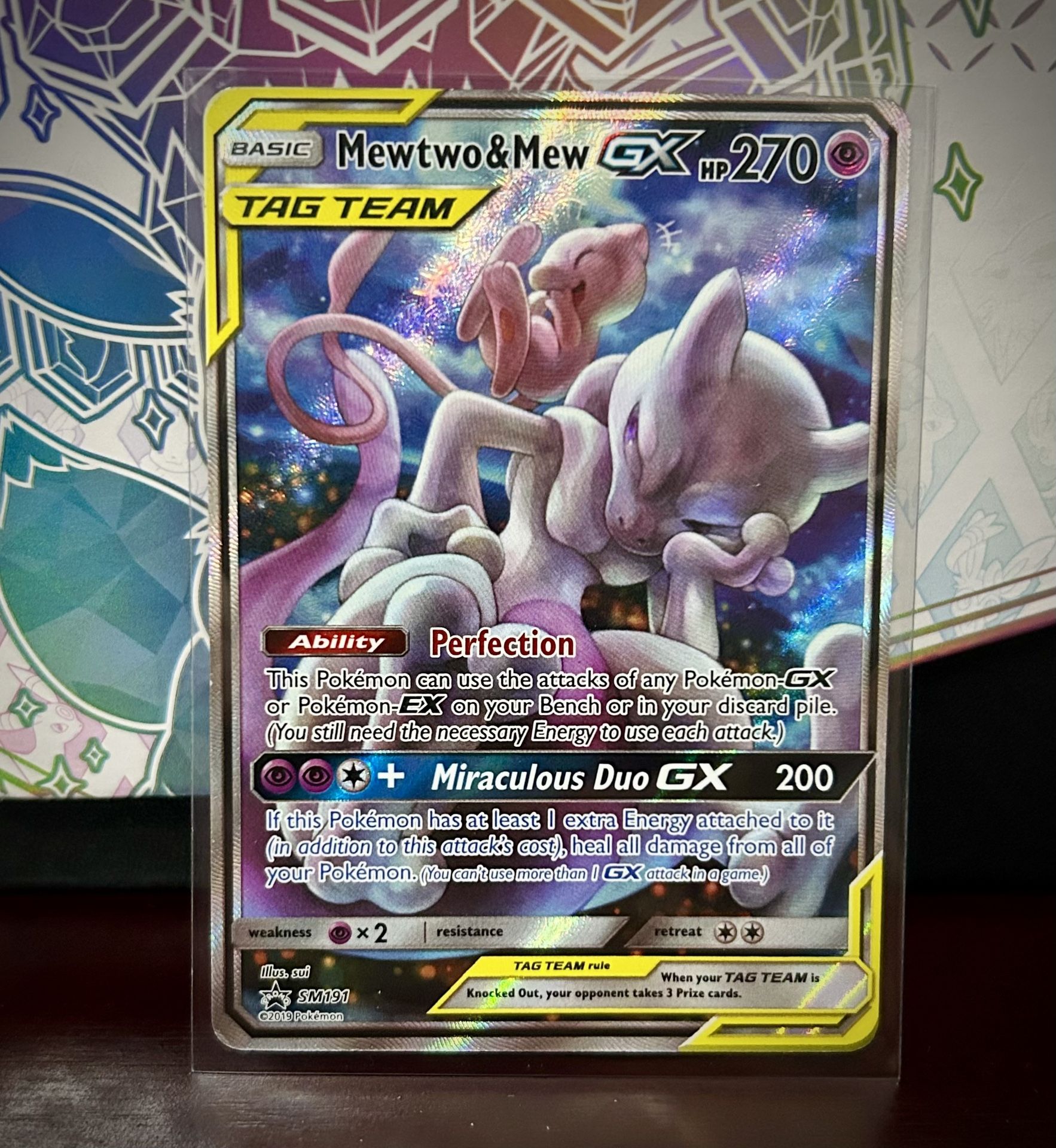 Mewtwo & Mew Tag Team GX SM191