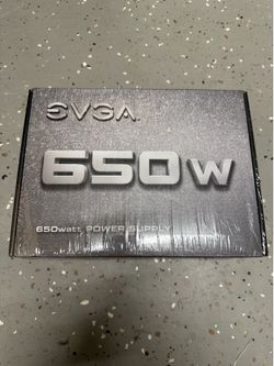 EVGA 650 N1 Power Supply 650W - Black (100-N1-0650-L1) Unopened