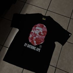 By bathing ape Pink shirt