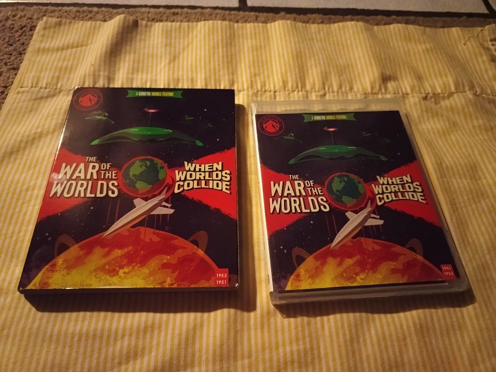 War Of The Worlds & When Worlds Collide (4K/Blu-ray) OOP BLU RAY NEW SLIPCOVER